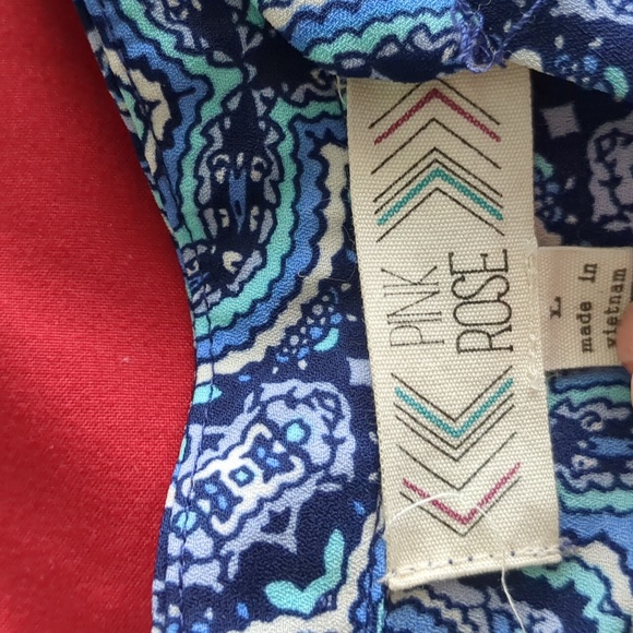 Retro Large Multicolored Blouse - Picture 4 of 8